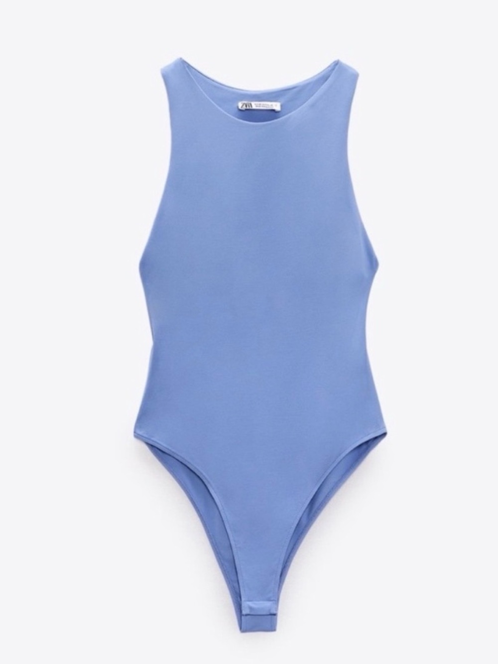 Zara Periwinkle/Blue Sleeveless Bodysuit